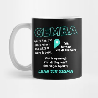 GEMBA - where the actual work is done Mug